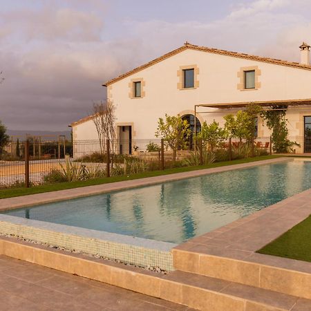 Can Bufi Espectacular Casa Con Piscina Interior Llagostera Luaran gambar