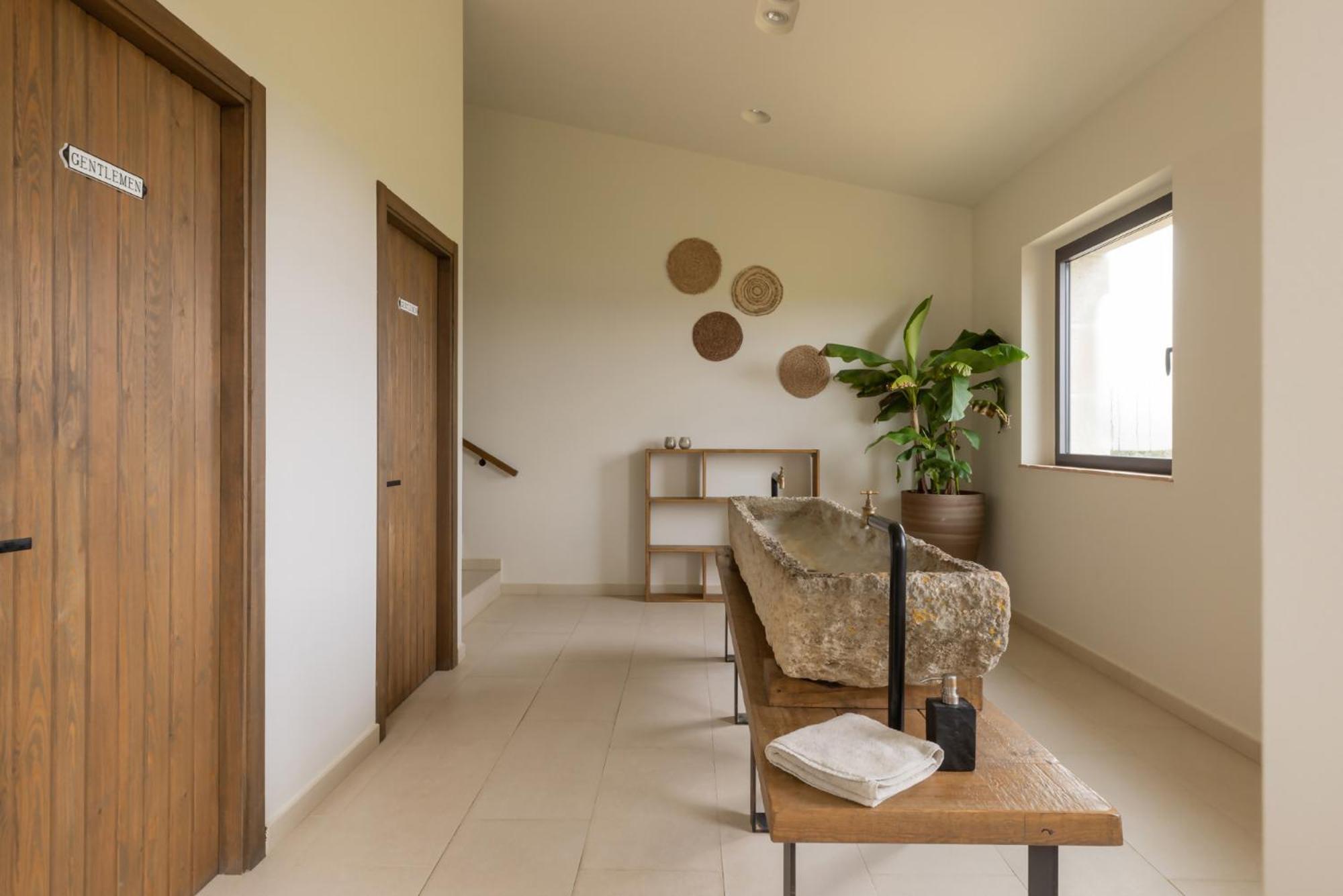 Can Bufi Espectacular Casa Con Piscina Interior Llagostera Luaran gambar